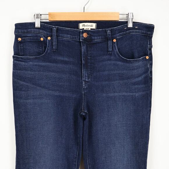 NWOT Madewell Mid-Rise Kick Out Full-Length Stretch Jeans Kingston Wash Size 32 - Picture 6 of 9